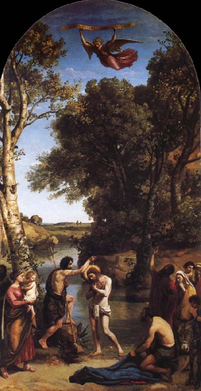 Corot Camille The Baptism of Christ